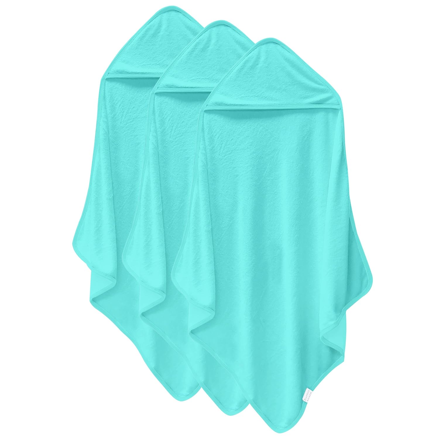 230816040354207_1 Cosy Family 3 Pack Bamboo Baby Hooded Towels, Ultra Soft Unisex Bath Towels for Babies,Toddler,Infant - Newborn Essential - Ultra Absorbent Toddler Towels for Baby Boy Girl - White - Image 1